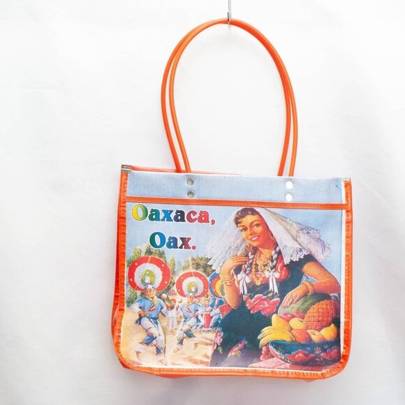 Mexico Handbags - Rare Oaxaca Ox Vintage Mexican Market Bag